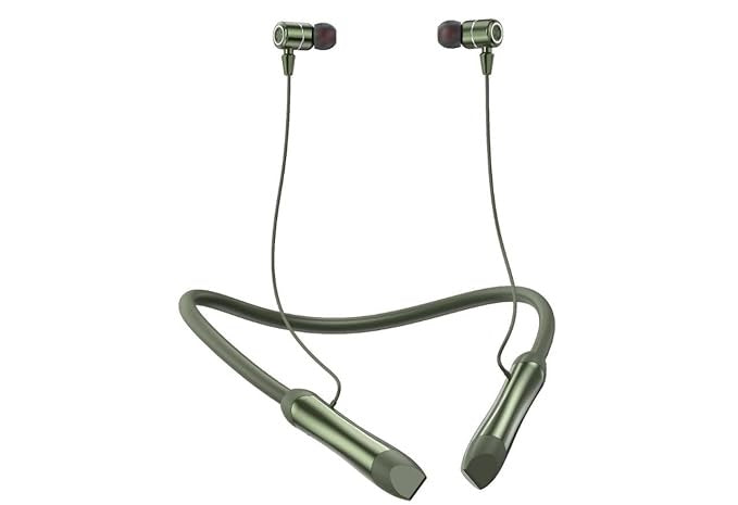 iBorn Graphic Equalizer 80 Hours Neckband Headphone with Dual