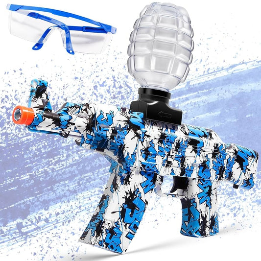 Electric Gel Ball Blaster, AKM-47 Gel Ball Blaster Automatic, for Outdoor Activities - Shooting Team Game