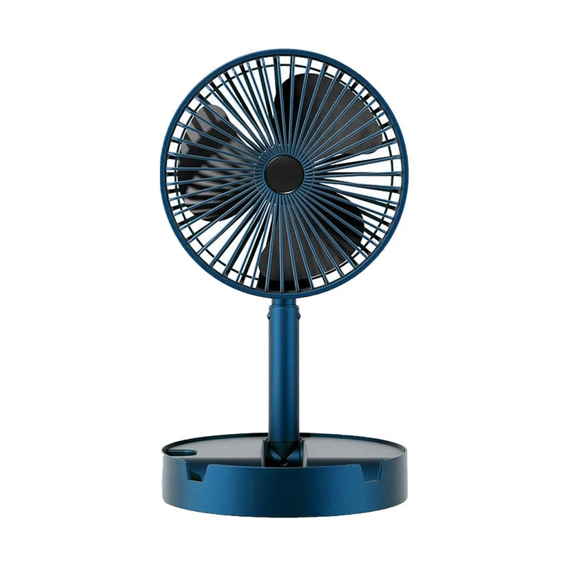 Adjustable Portable Desktop Fan - Telescopic Silent Personal Cooling for Office & Travel