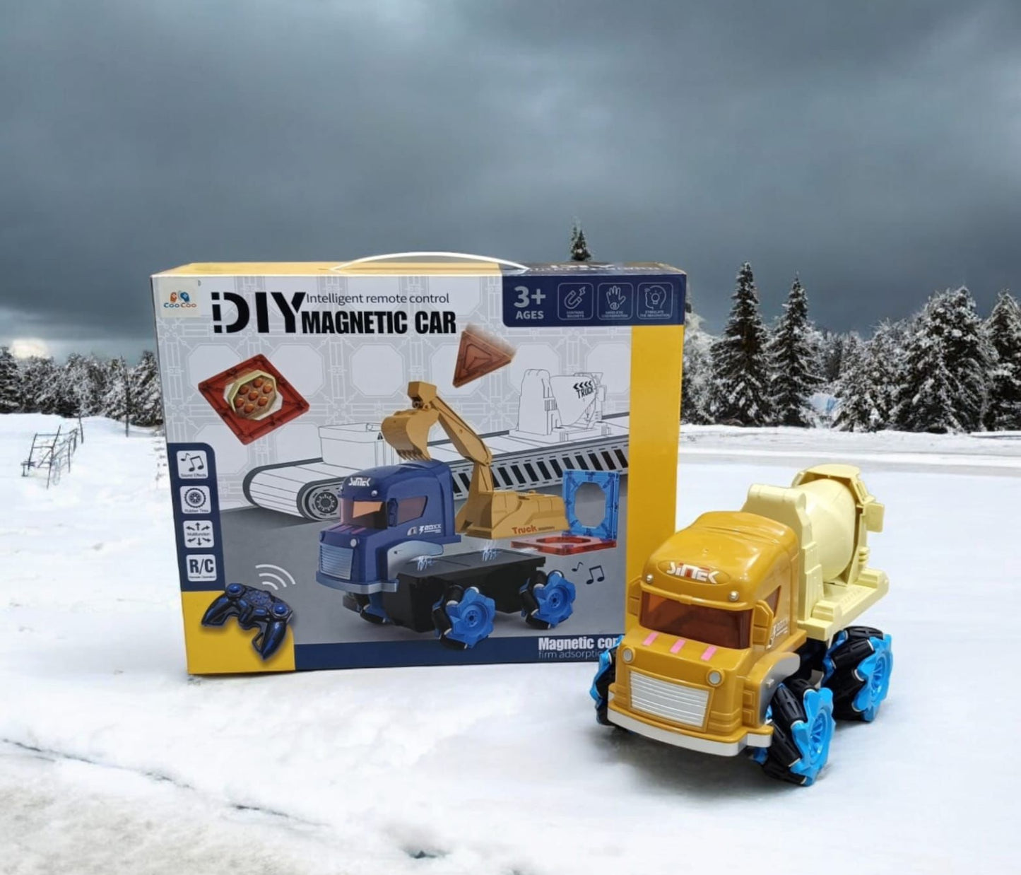 DIY Magnetic Car Intelligent Remote Control Truck