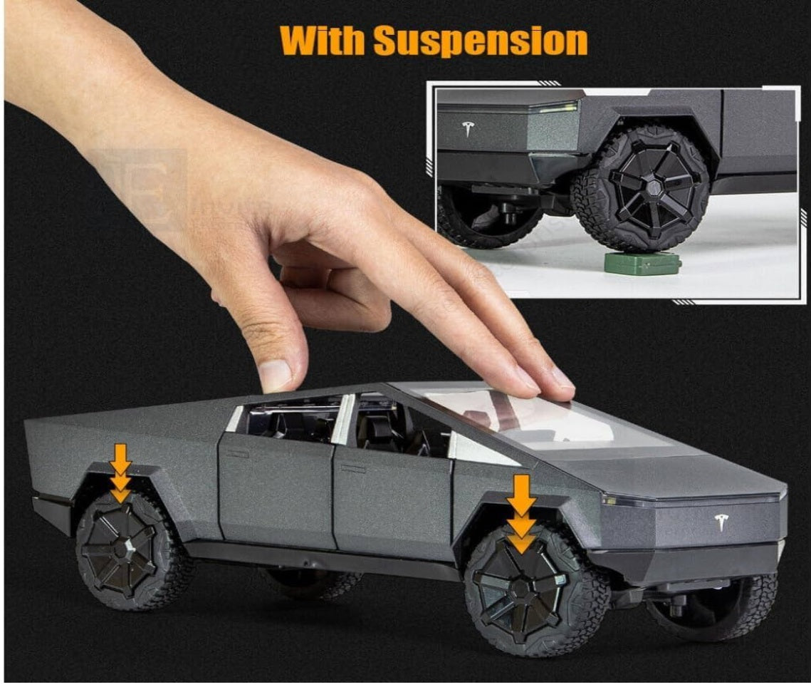 Tesla Cybertruck High Speed RC with 2.4GHz Long Battery Life Light Effects Runs On All-Terrain 1:14 Rc Car- Girls & Boys