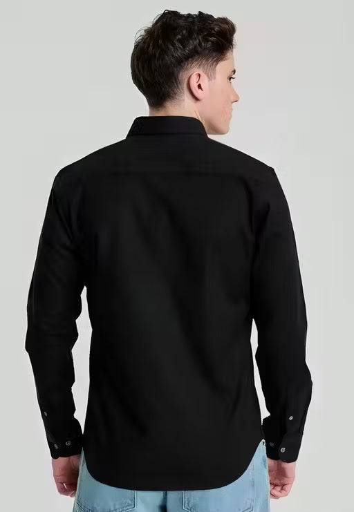Trendy Casual Solid Shirt For Men