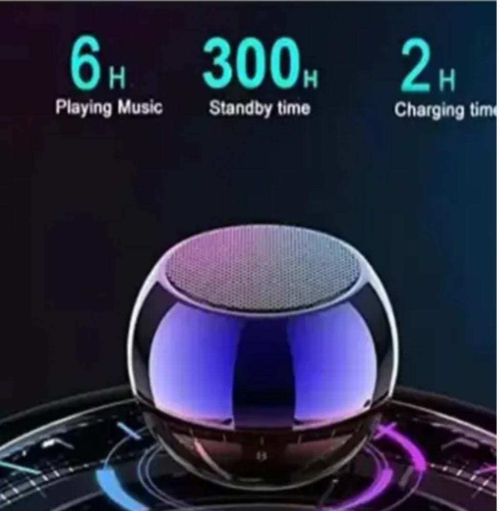 JBL Mini Boost 4 Bluetooth Speaker 4D Mini Electroplating Round Steel Speaker