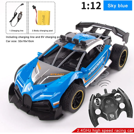 RC Car 1:12 High-Speed 4WD 2.4G Electric Car with Remote Controller RC Off-Road Car