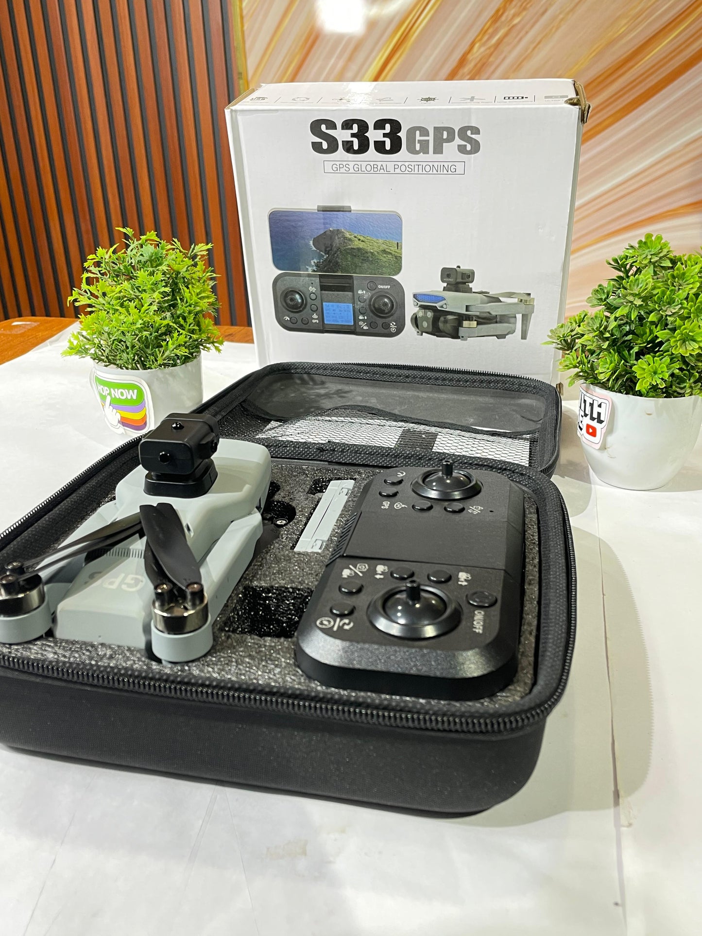 S33 GPS Drone 4K UHD Camera | Follow Me Mode – Best Aerial Drone for Adults & Pros