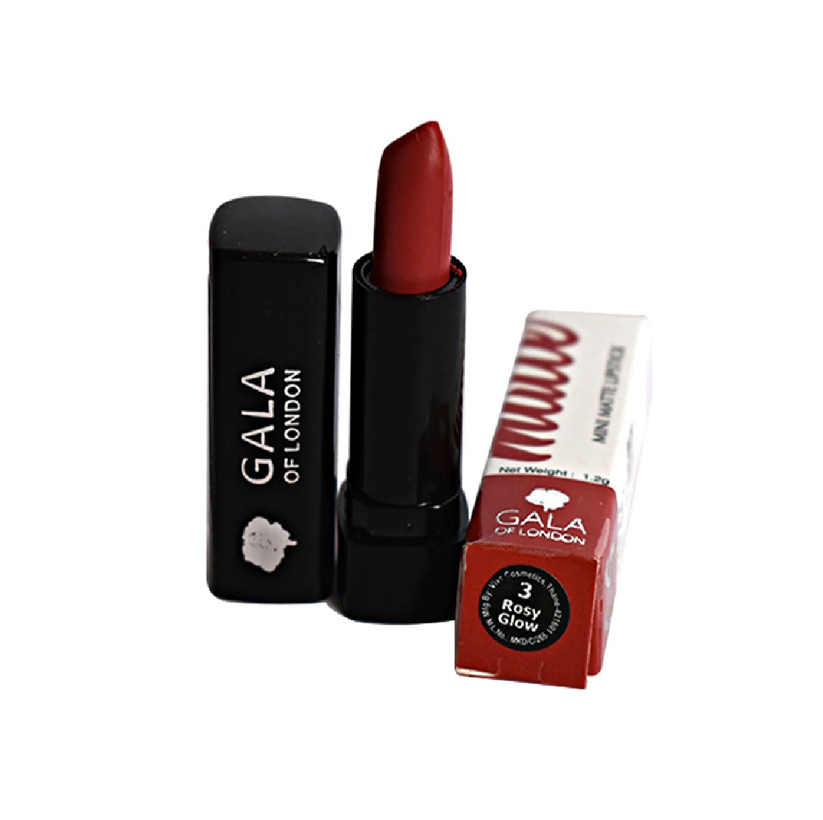 DA.VE Weightless Lipstick, Natural Finish, 10g - Red ( Pack of 10 )