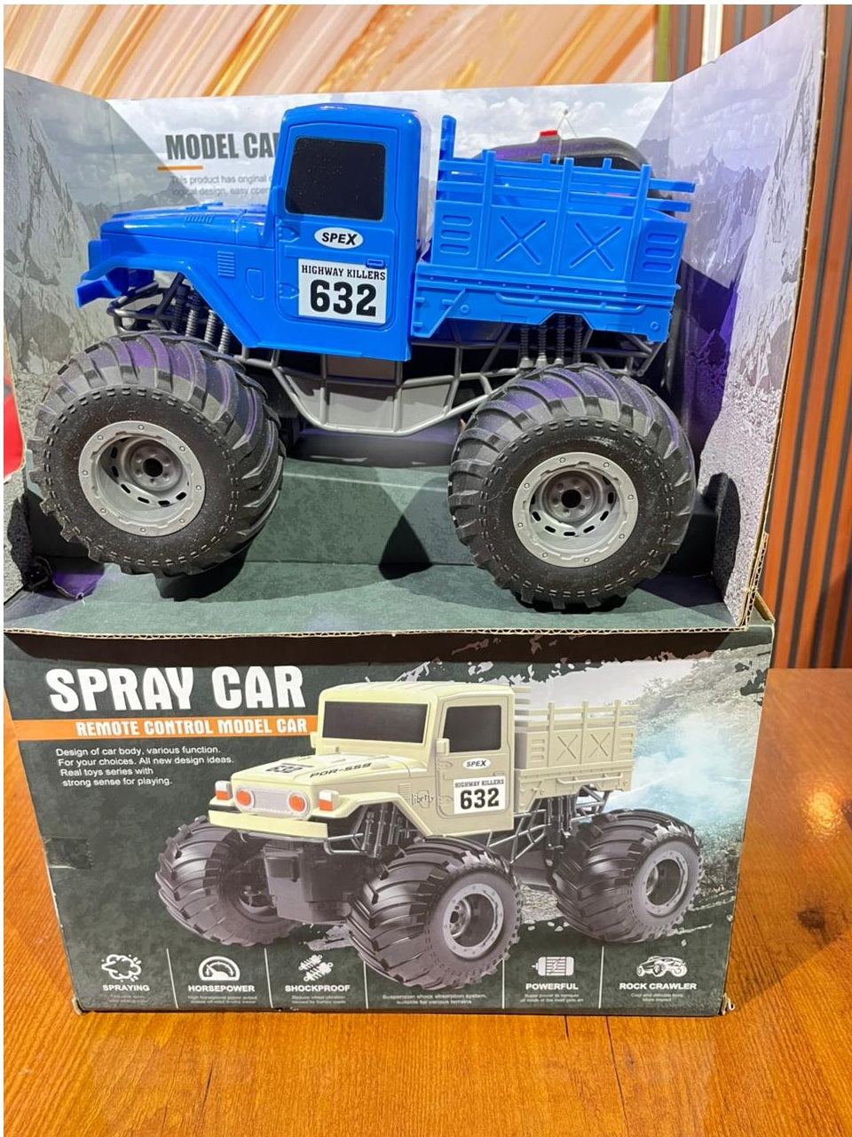 RC Cars Remote Control Car 1:16 Off Road RC Pickup Monster Truck for All Terrain Hobby Car 4WD Dual Motors LED Headlight Rock Crawler