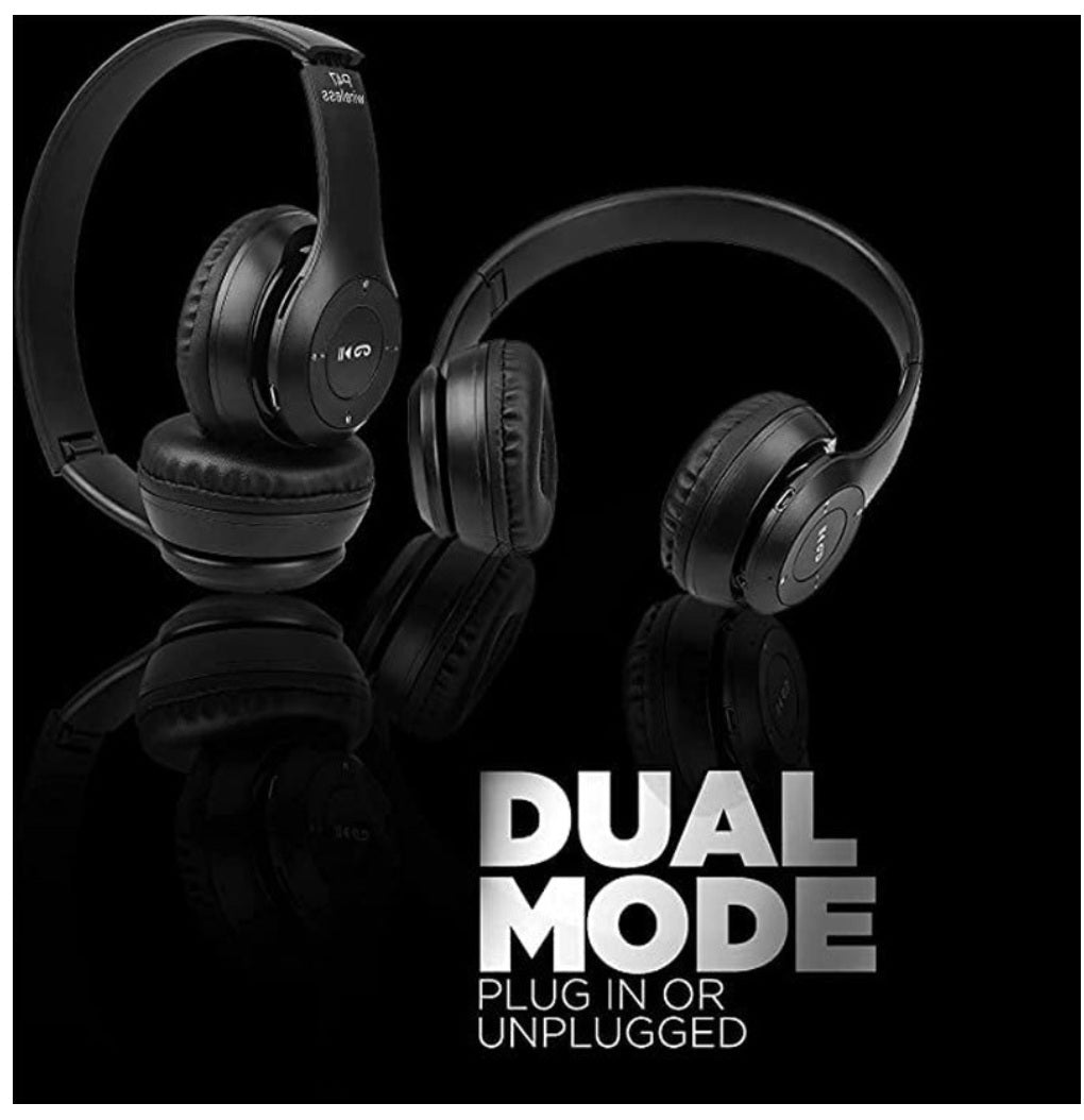 P-47 Popular Wireless Headset with Mic for Gaming and Movies 26 Bluetooth headphone