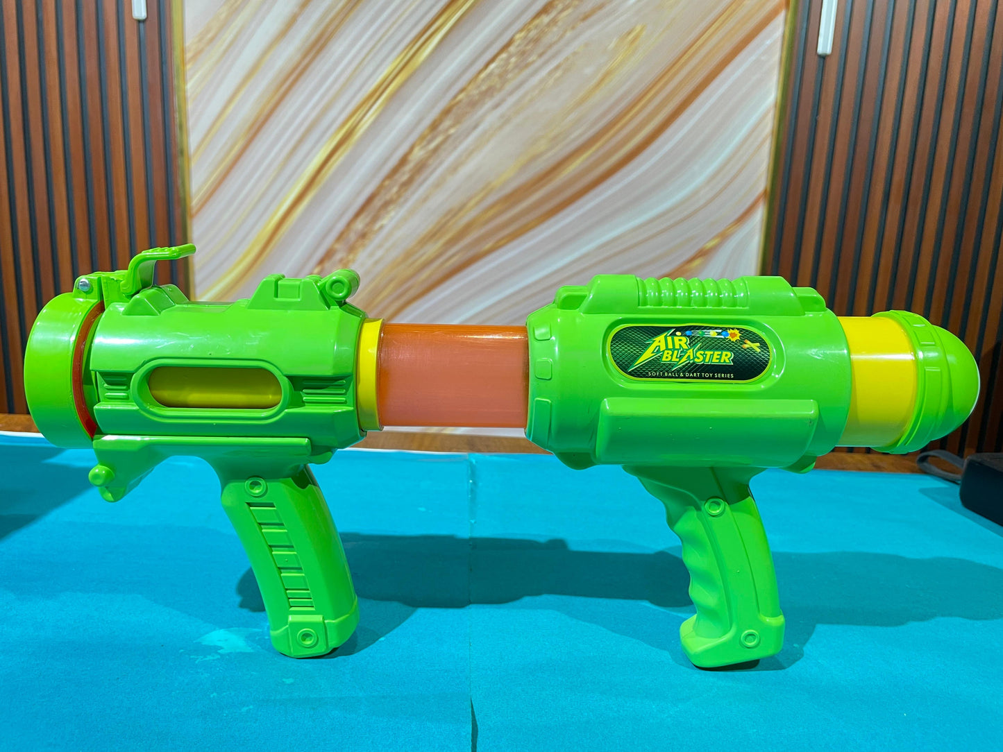 Lattice PowerStrike Foam Ball Blaster Toy Gun with 8 Soft EVA Balls, Ages 6+