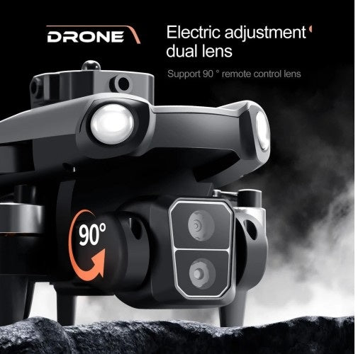 F9 Brushless Drone Five Sided Obstacle Avoidance with Dual Battery 4K-1080P HD Dual Camera WIFI FPV Gesture Selfie Flips Mode App One Key Headless Mode functionality