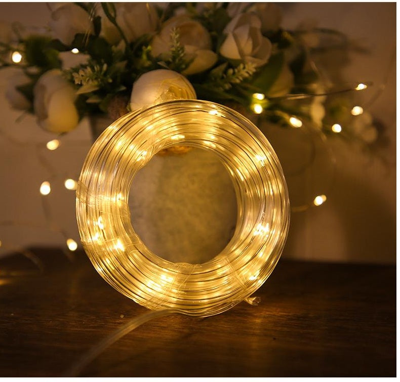 Solar Rope Lights Solar Powered String Lights 40 FT 120 LED's 8 Modes