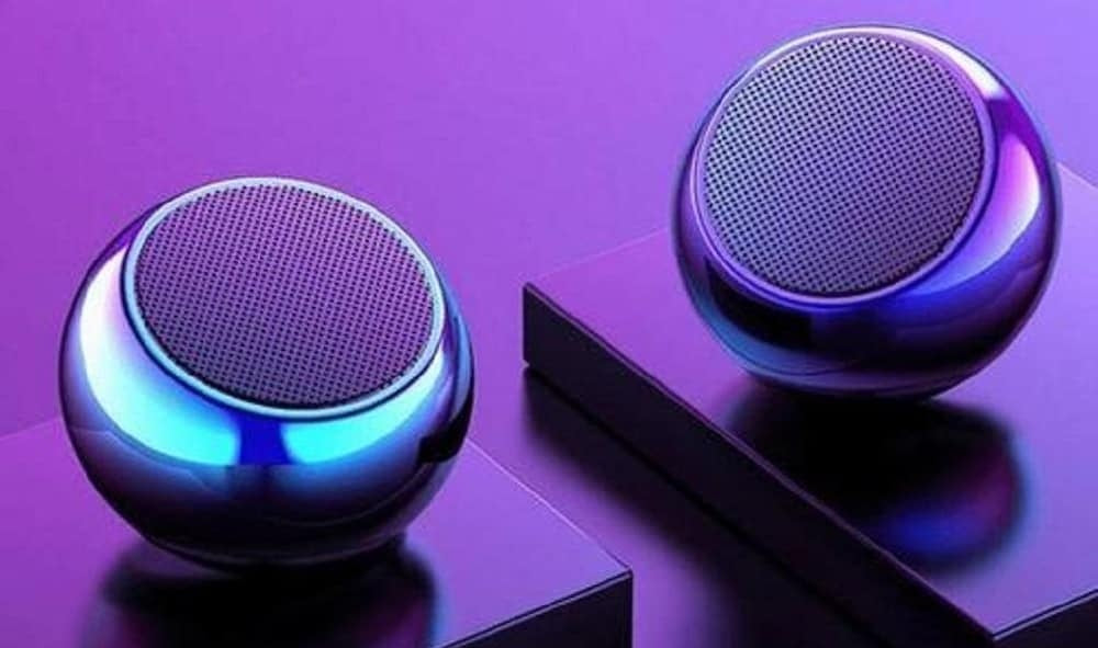 JBL Mini Boost 4 Bluetooth Speaker 4D Mini Electroplating Round Steel Speaker