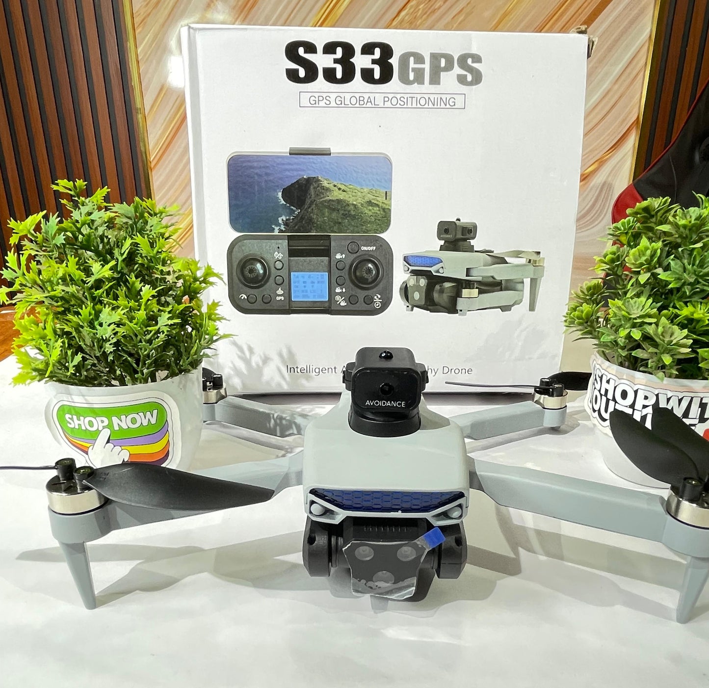 S33 GPS Drone 4K UHD Camera | Follow Me Mode – Best Aerial Drone for Adults & Pros