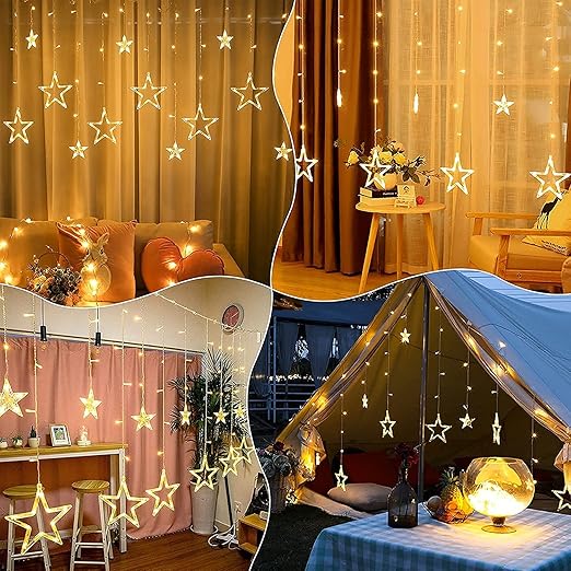 Star Pixel Curtain Led Light (Touch Your Heart)