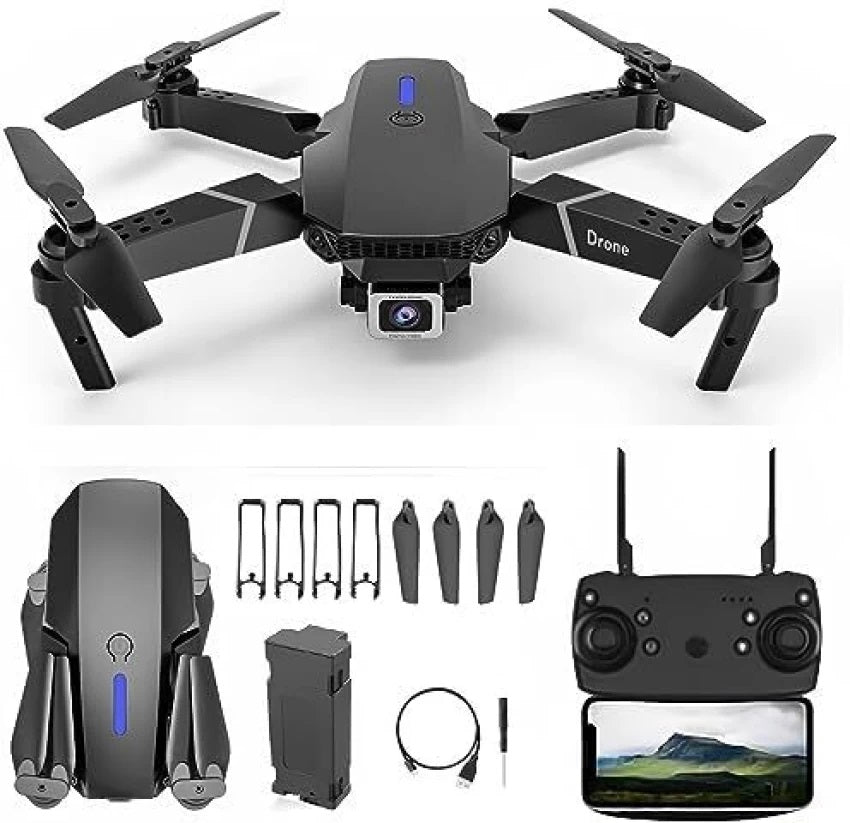 Experience Thrilling Adventures with the E-88 Pro Foldable Drone