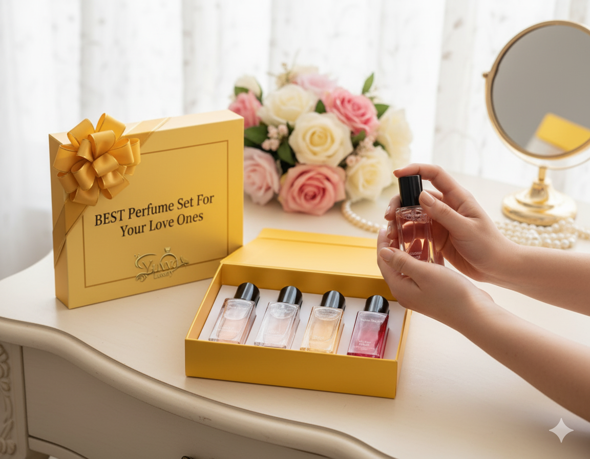 Yuvva Luxury Long Lasting Unisex Perfume Gift Set 4x20ml