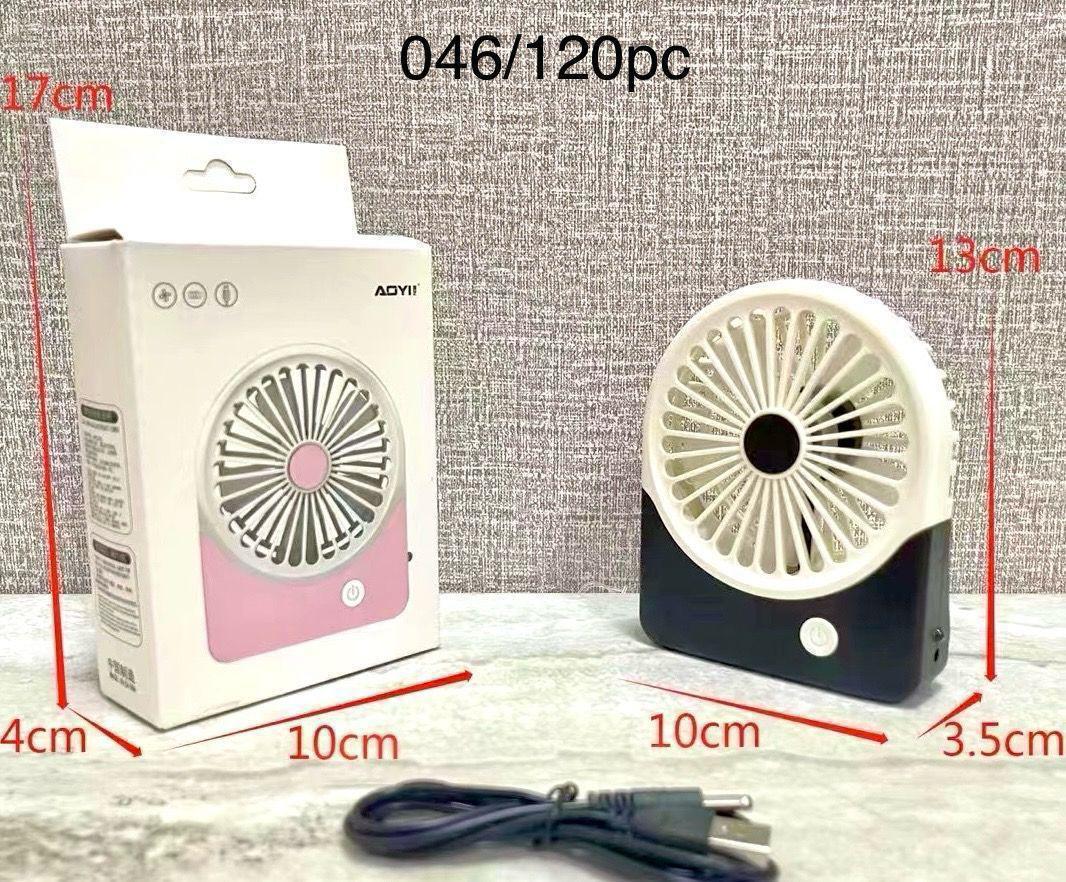 Battery Operated Handy Summer Cooling Rechargeable Portable Mini USB Desk High Power 3-Speed Fan