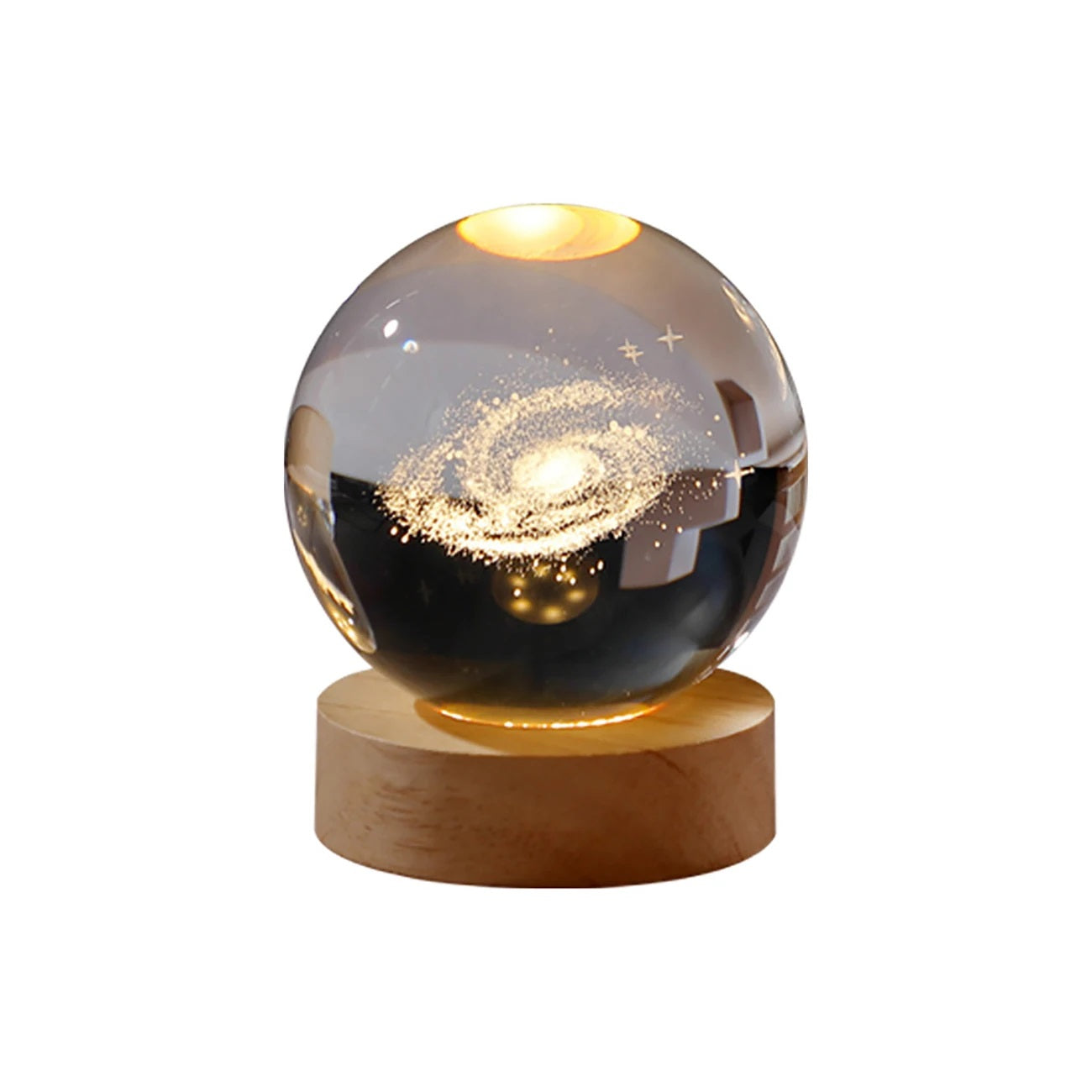 USB Charging 3D crystal Night Lamp