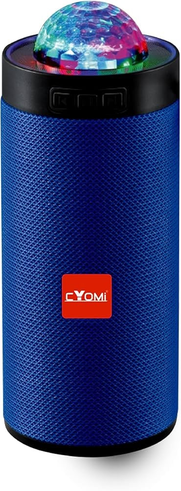 608 Mini Bluetooth Speaker With Disco Light