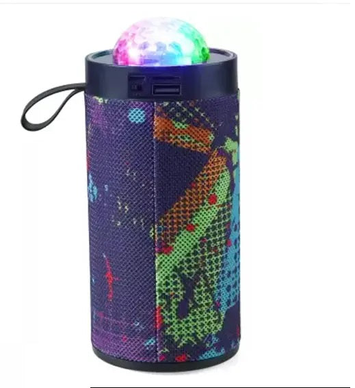 608 Mini Bluetooth Speaker With Disco Light