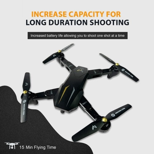 GARUDA 1080 BLACK| WiFi HD 1080P + 720 P FPV Dual Camera | BOX VERSION | Position Locking Drone
