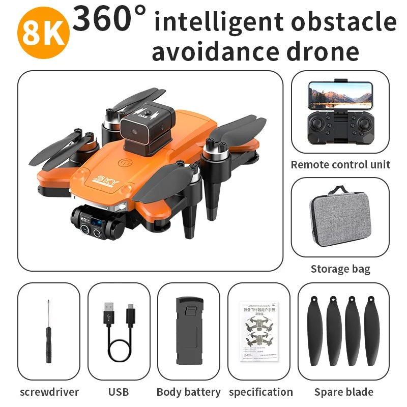 J-3 Foldable Intelligent Obstacle Avoidance Drone