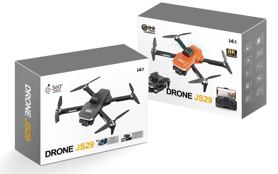 JS29 Drone Professional 4K HD Camera Obstacle Avoidance Light Flow 5G Brushless Folding Quadcopter