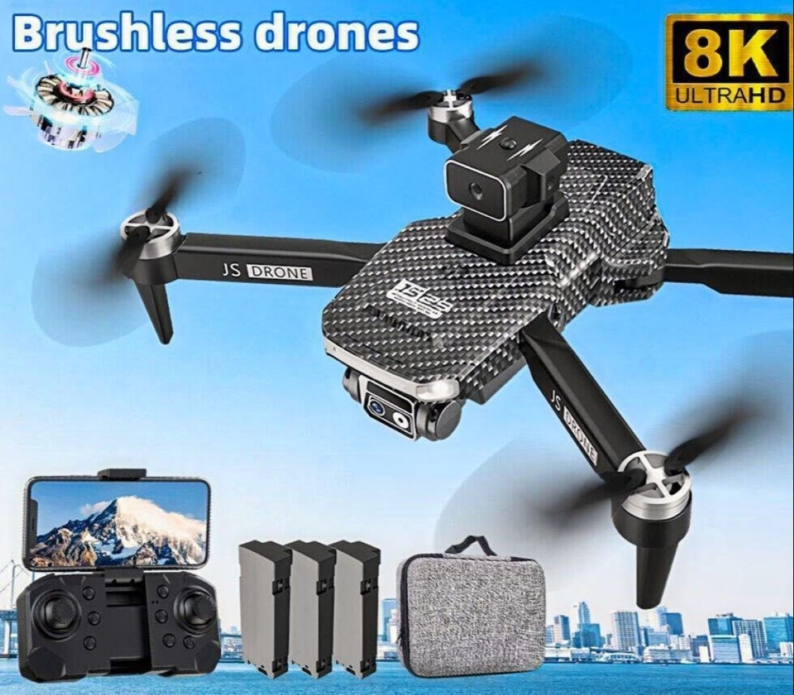 JS29 Drone Professional 4K HD Camera Obstacle Avoidance Light Flow 5G Brushless Folding Quadcopter
