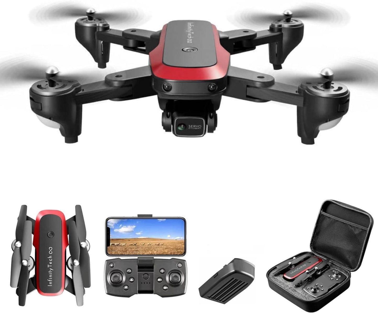 S8000 New Drones 4k Hd Dual Lens With Optical Flow Obstacle Avoidance Photograhy Professional Drone