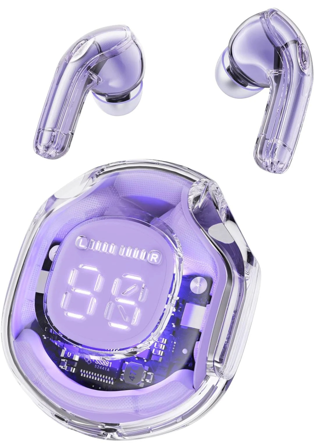 Ultra Pro Round Shape Digital Display Airbuds