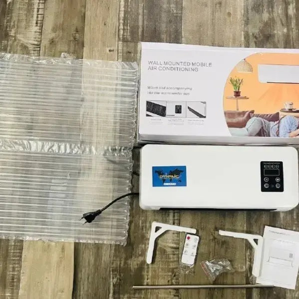Mini Split Ac/Heating - Wall Mounted Ac Unit | Air Conditioner Portable Ac Heater Combo Unit, 2in1 Wall Mounted Air Conditioner Heater with Remote Control & Timer