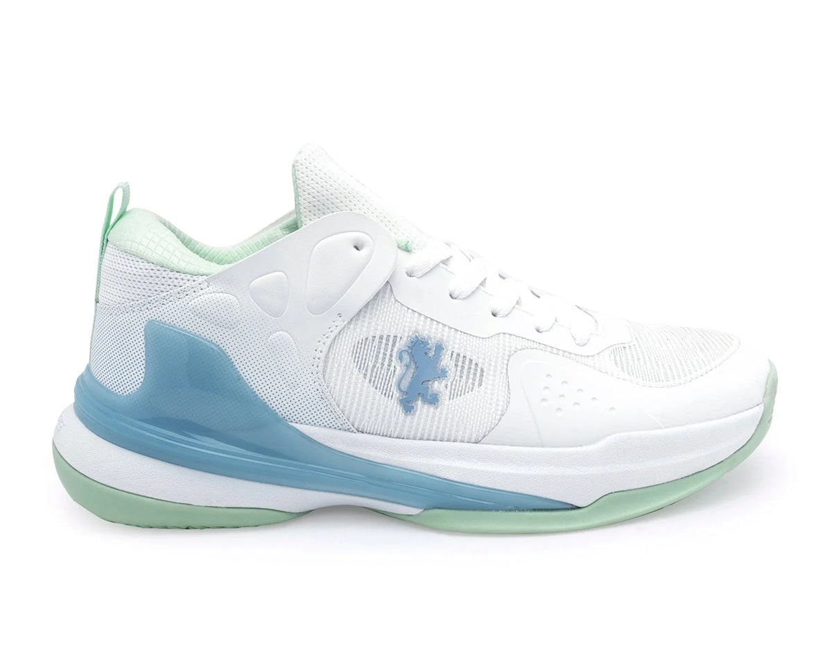 Premium Mint & White Athletic Basketball Sneakers – High-Traction Support with TPU Heel Counter