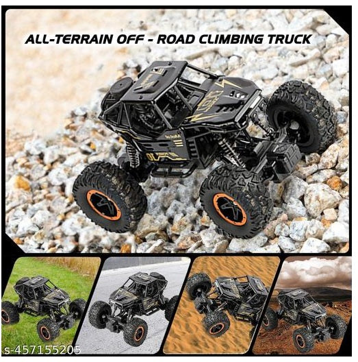 NHR Remote Control car with Mist Smoke Spray Function and Attractive Lights, Rock Crawler 45° Climbing Angle, Rechargeable High Speed Off-Road Monster Truck Rock Climbing Car Toy