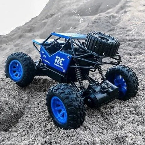 NHR Remote Control car with Mist Smoke Spray Function and Attractive Lights, Rock Crawler 45° Climbing Angle, Rechargeable High Speed Off-Road Monster Truck Rock Climbing Car Toy