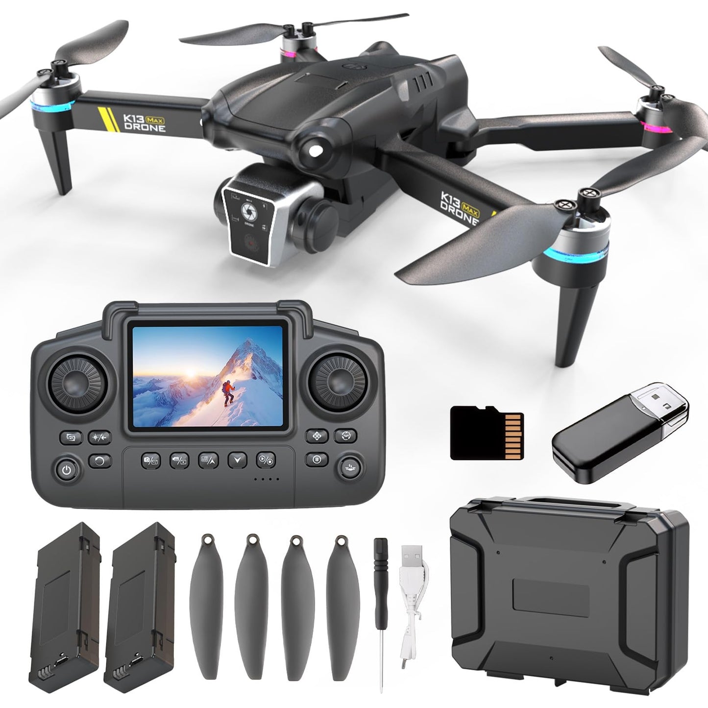 K13 MAX RC Quadcopter Display Remote Drone Review: Elevate Your Aerial Adventures with Power and Precision