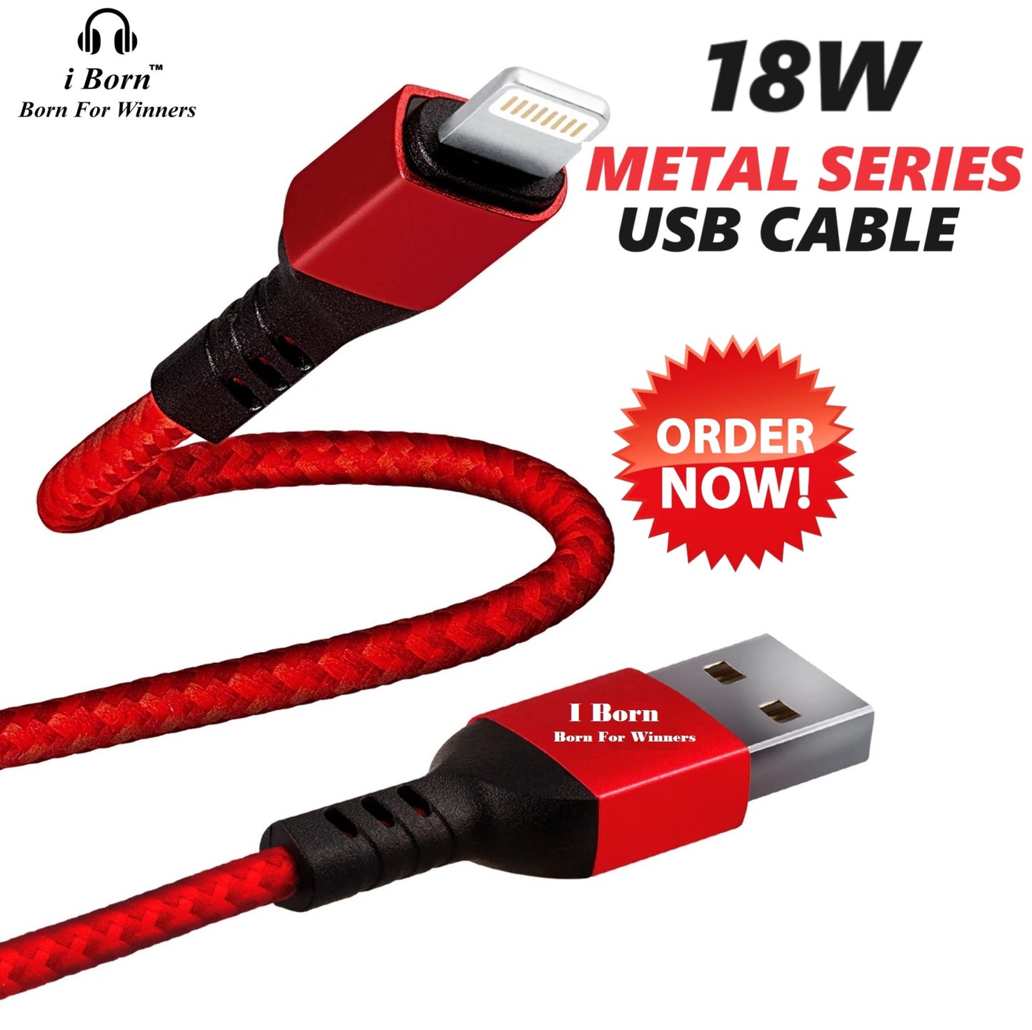 18W METAL SERIES I-PHONE CABLE