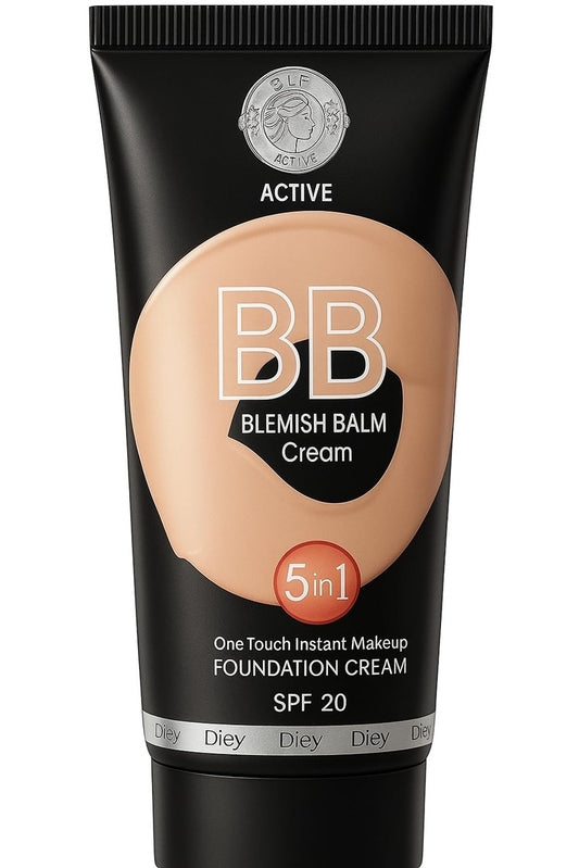 Active BB Blemish Balm Cream, 5-in-1 Foundation with SPF 20, One Touch Instant Makeup