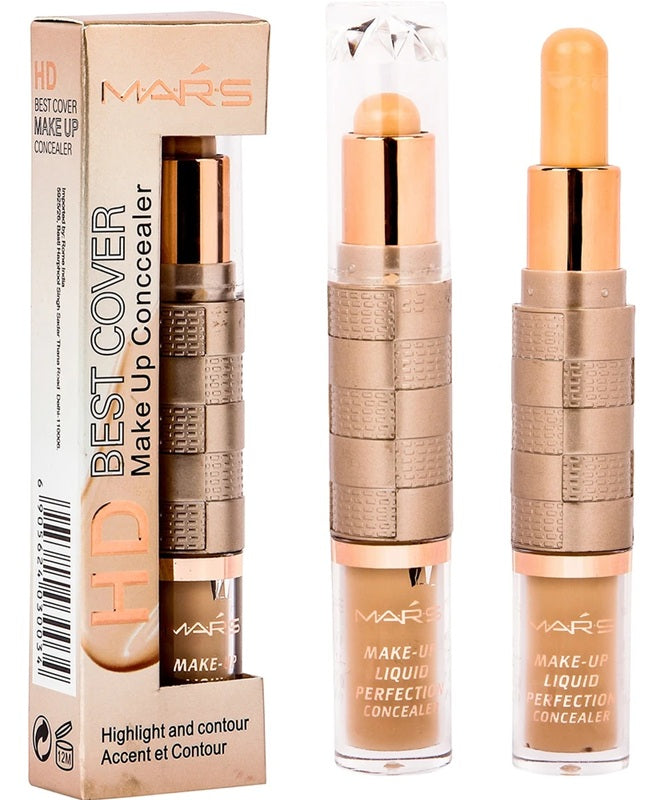 MARS 2 in 1 Liquid Concealer with Contour Stick Concealer