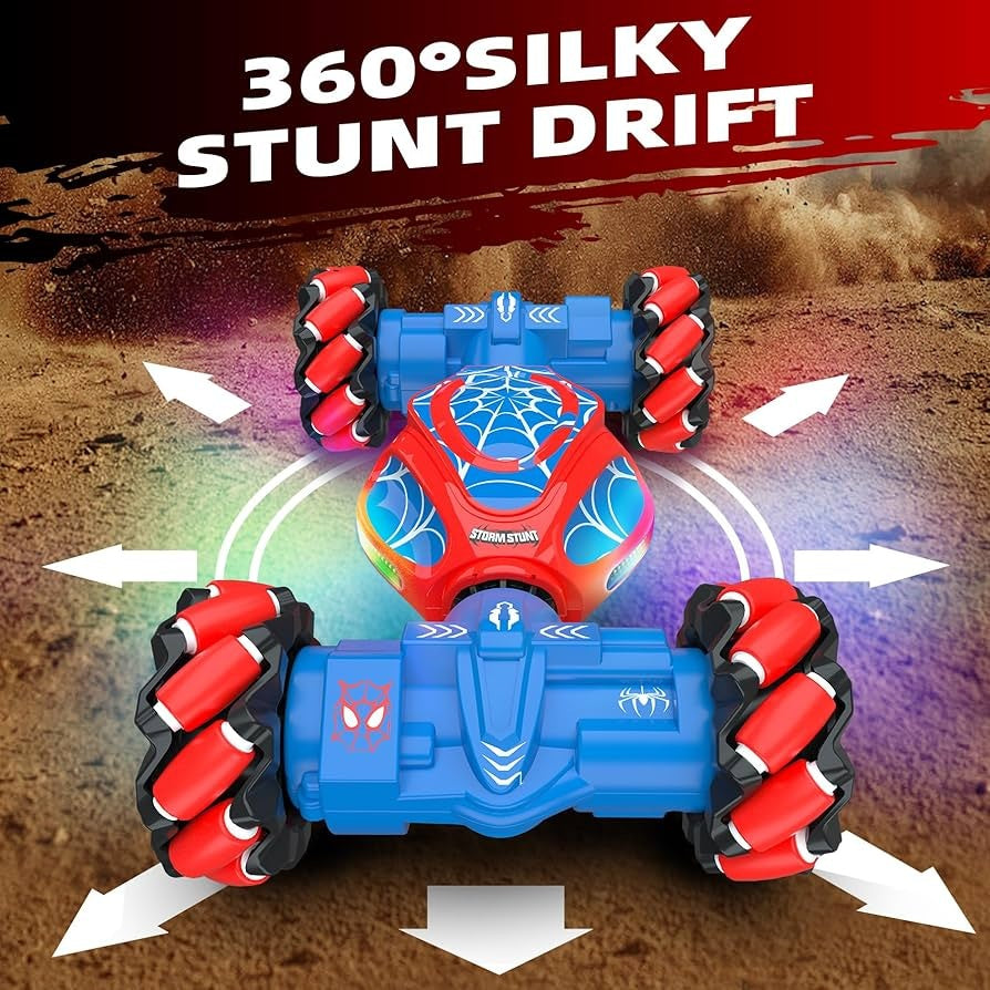 Rc Car 4Wd Radio Control Stunt Car Gesture Induction Twisting Off-Road Vehicle Climb Crawler Cars Toys For Girls Boys 3-6 Years
