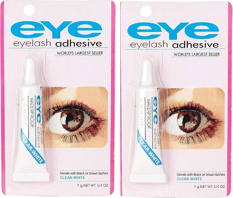 Premium Eyelash Adhesive - Secure and Long-Lasting Lash Glue for Perfect Lashes | Waterproof False Eyelash Extension Glue - Secure Lash Adhesion (1, Transparent)