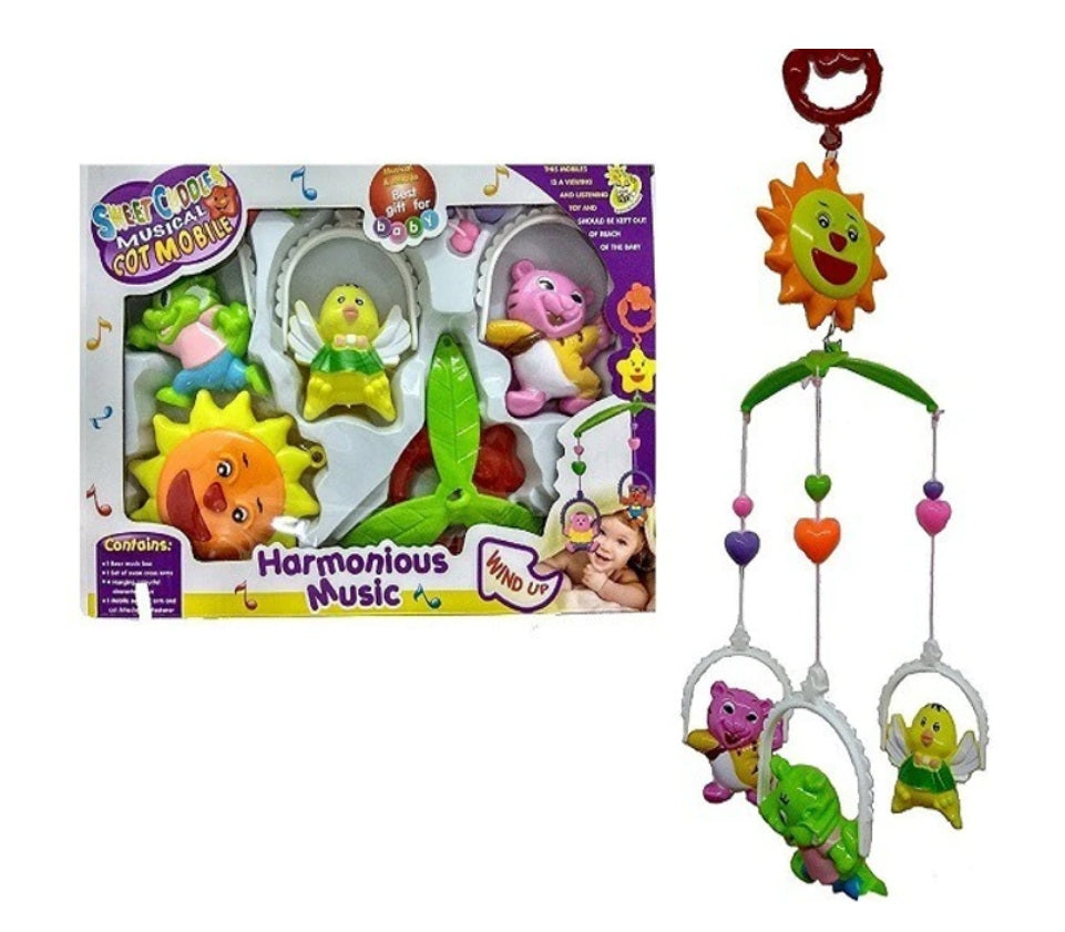 Galactic New Sweet Cuddles Harmonious Musical cot (6 Pcs Set(3 Design)  (Multicolor)