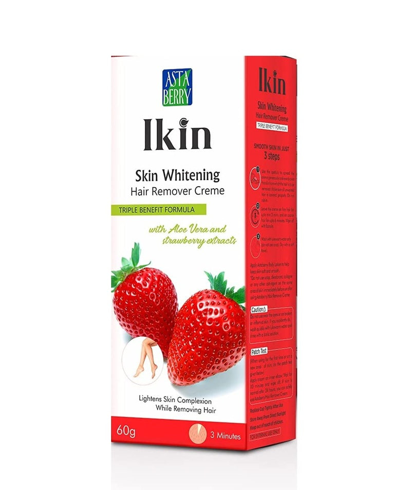 ASTA BERRY Ikin Skin Whitening & Diamond Hair Remover Creme
