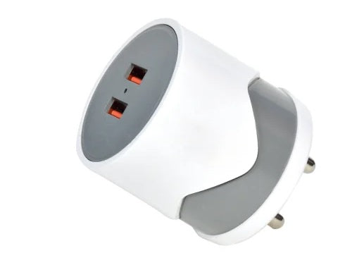 2 USB PORT FAST CHARGING ROUND CHARGER