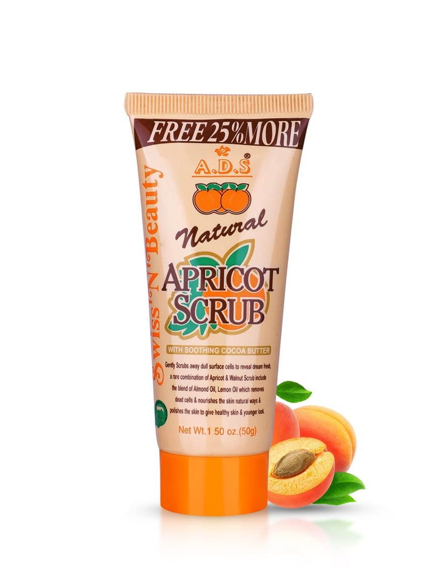 Apricot Scrub Leaves Your Skin Fresh and Alive pack of 1
