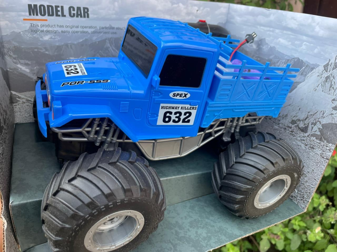 RC Cars Remote Control Car 1:16 Off Road RC Pickup Monster Truck for  All Terrain Hobby Car 4WD Dual Motors LED Headlight Rock Crawler
