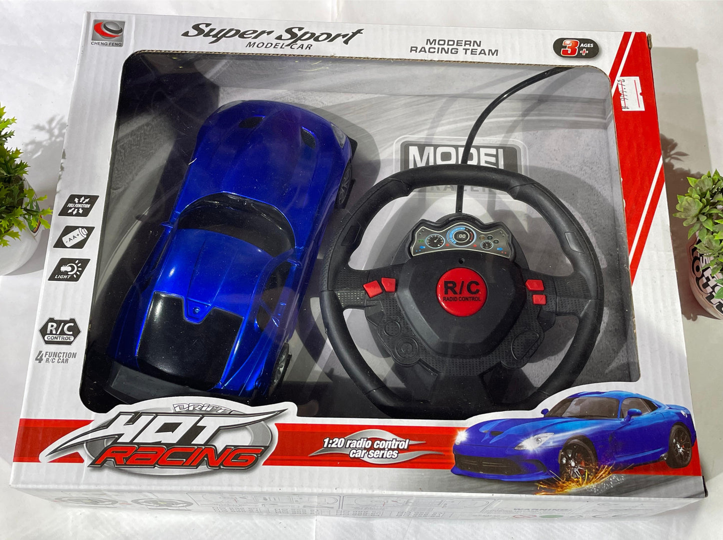 Remote Control 1:20 Scale Top Series Speed Racing International Sports Car | 4+ Years.