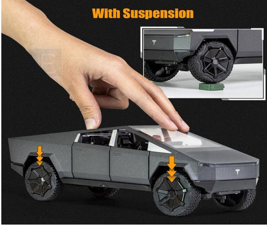 Tesla Cybertruck High Speed RC with 2.4GHz Long Battery Life Light Effects Runs On All-Terrain 1:14 Rc Car- Girls & Boys
