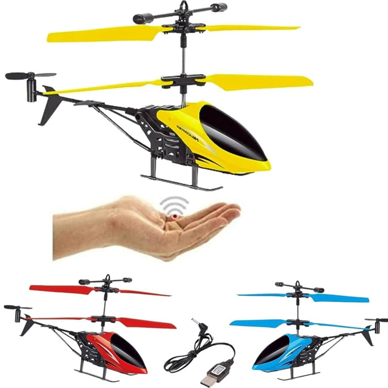 Plastic Helicopter Toy for Kids | Gravity Sensor Battery Chargable Toy Helicopter