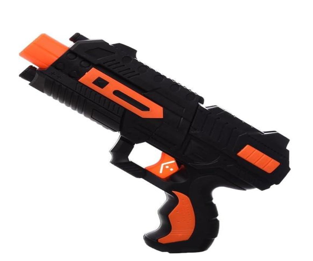 X-Shoot Gun with 200Pcs in Jelly Bottles, Jelly Balls Packets & 6 Pcs Soft Darts