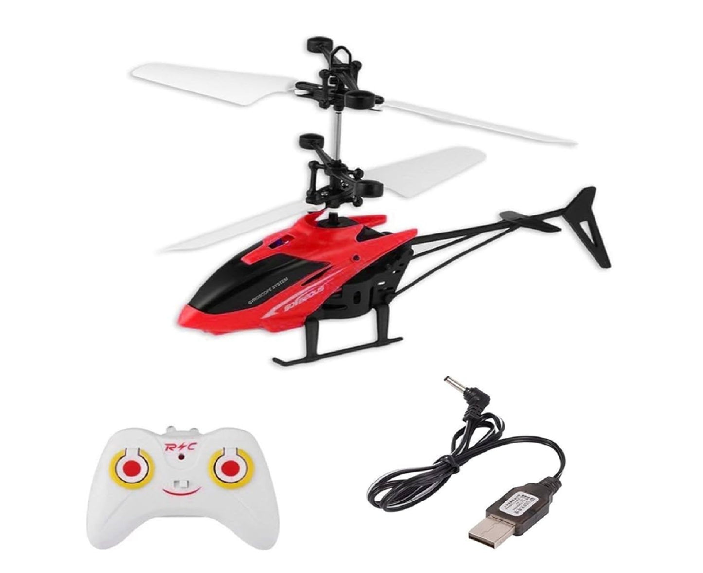 Remote Control Plastic Helicopter Toy for Kids | Gravity Sensor Battery Chargable Toy Helicopter